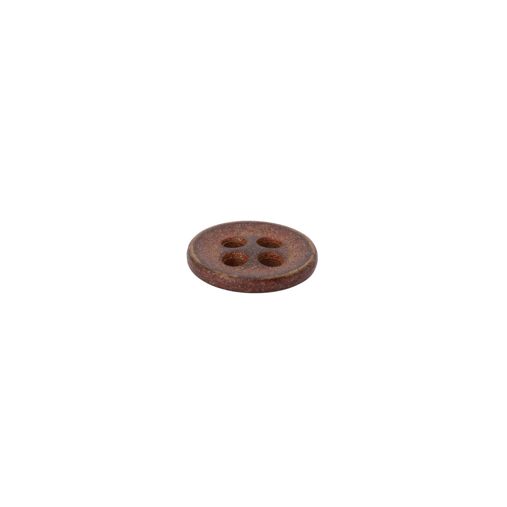 Metal 4-Hole Button - 16L/10mm - Matte Copper Metal 4-Hole Button - 16L/10mm - Matte Copper