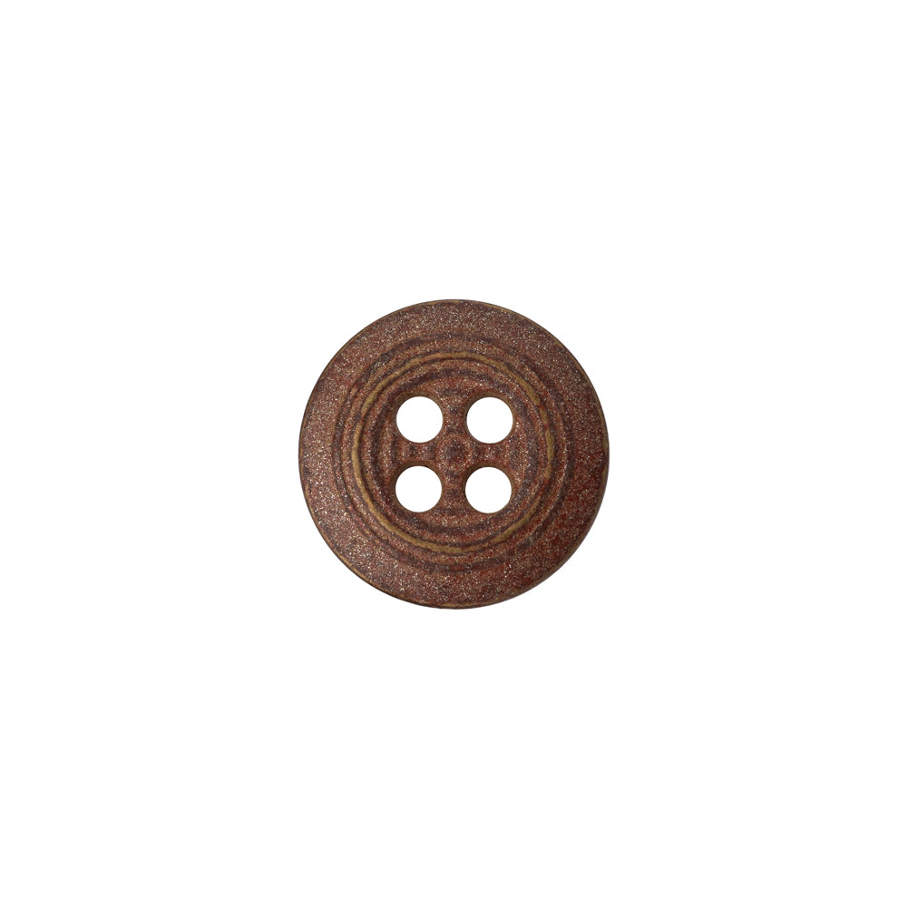 Metal 4-Hole Button - 20L/12.5mm - Matte Copper Metal 4-Hole Button - 20L/12.5mm - Matte Copper