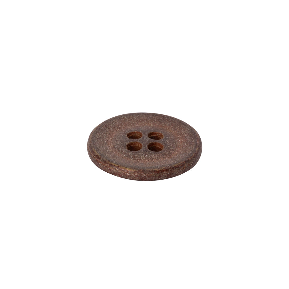 Metal 4-Hole Button - 24L/15mm - Matte Copper Metal 4-Hole Button - 24L/15mm - Matte Copper