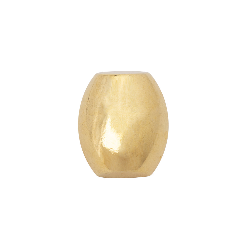 Rounded Rectangle Metal Shank Back Button - 32L/20mm - Bright Gold Rounded Rectangle Metal Shank Back Button - 32L/20mm - Bright Gold