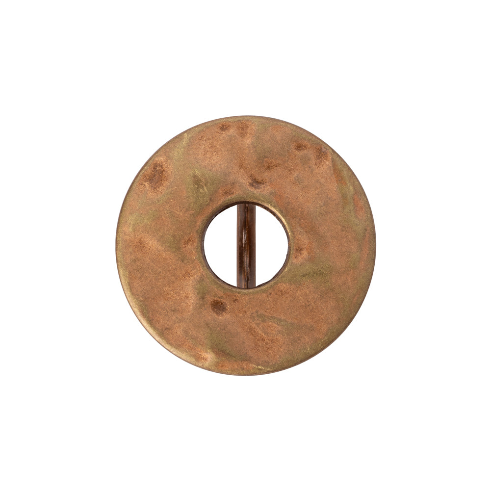 Metal Shank Back Button - 36L/23mm - Copper Ring Metal Shank Back Button - 36L/23mm - Copper Ring