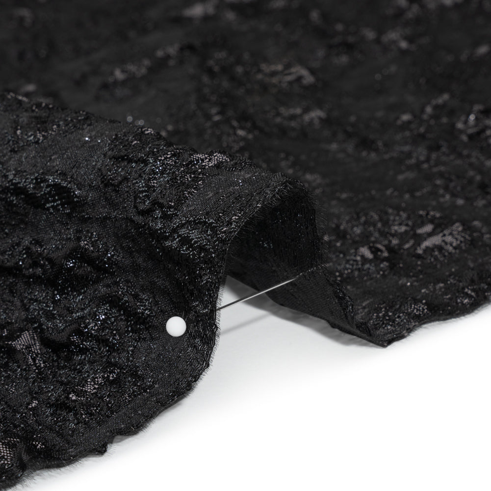 Metallic Black Abstract Luxury Brocade Metallic Black Abstract Luxury Brocade