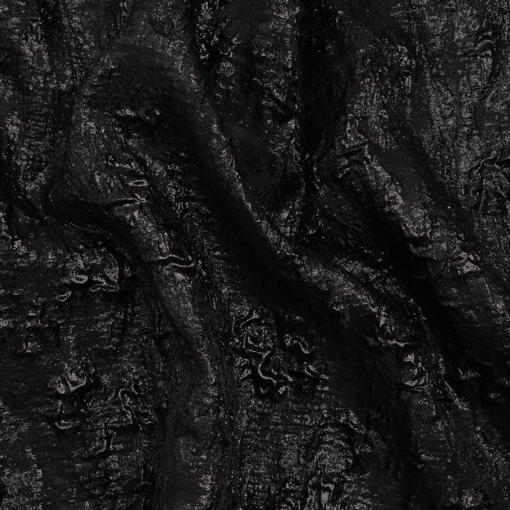 Metallic Black Abstract Luxury Brocade Metallic Black Abstract Luxury Brocade