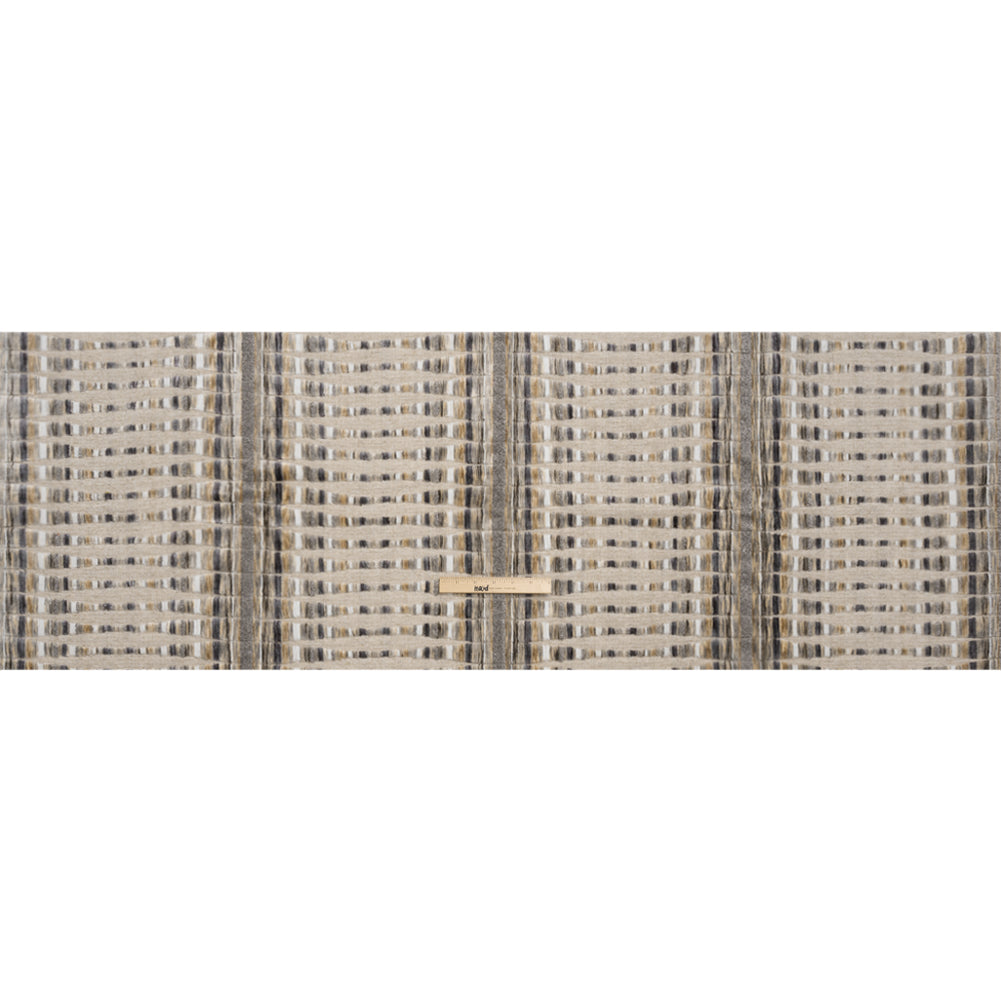 Sandstone Stripes and Plush Velvet Undulating Lines Upholstery Woven Full Sandstone Stripes and Plush Velvet Undulating Lines Upholstery Woven Full