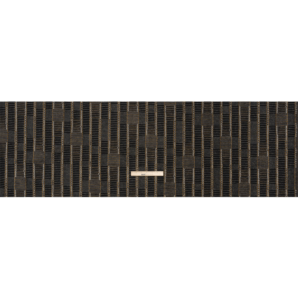 Mudstone Stripes and Ladders Chenille Woven Full Mudstone Stripes and Ladders Chenille Woven Full