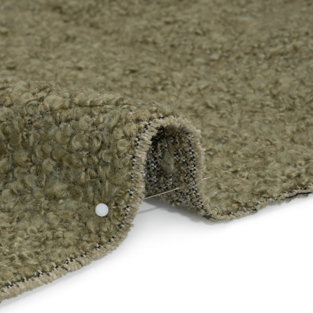 Grass Fluffy Upholstery Boucle Detail Grass Fluffy Upholstery Boucle Detail
