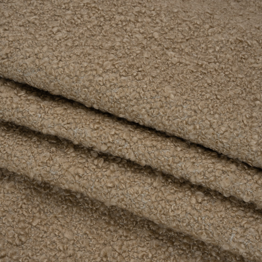 Mineral Fluffy Upholstery Boucle Folded Mineral Fluffy Upholstery Boucle Folded