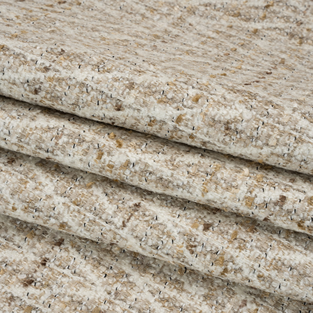 Mineral Subtle Zig Zags Boucle and Chenille Upholstery Woven Folded Mineral Subtle Zig Zags Boucle and Chenille Upholstery Woven Folded