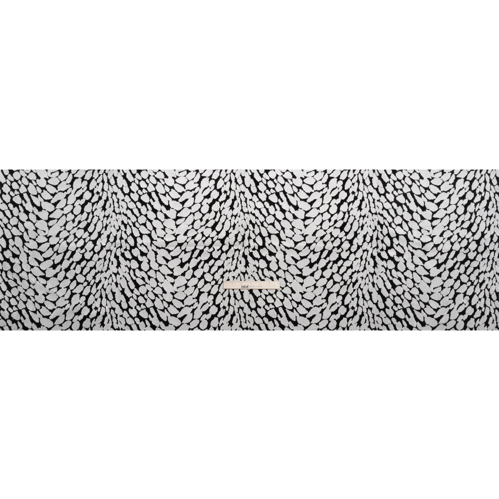 Onyx Animal Spots Textured Chenille Jacquard Full Onyx Animal Spots Textured Chenille Jacquard Full