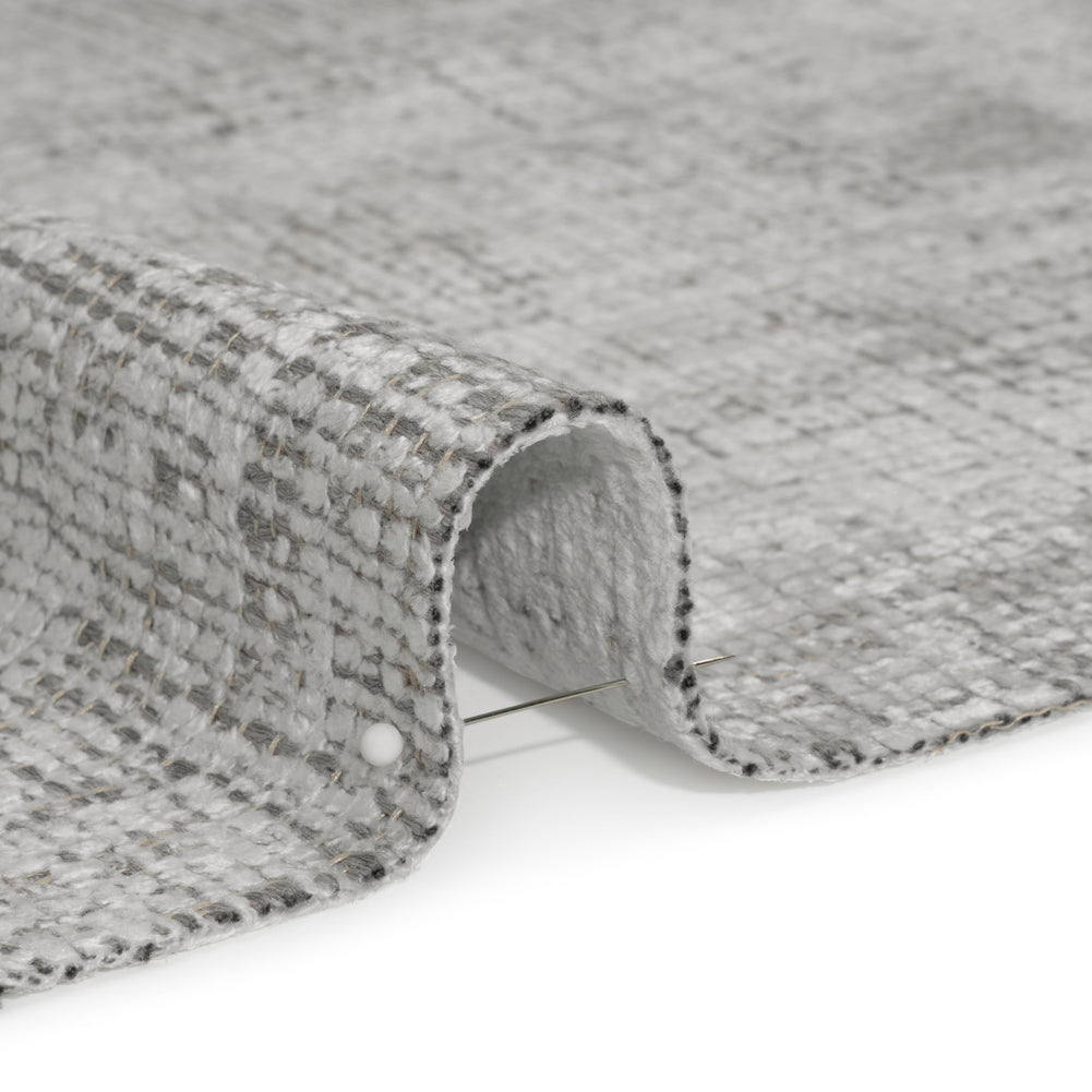 Ice Distressed Look Chenille Upholstery Woven Detail Ice Distressed Look Chenille Upholstery Woven Detail