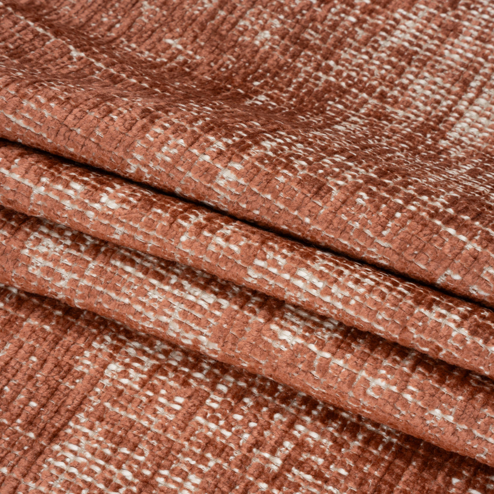 Redrock Distressed Look Chenille Upholstery Woven Folded Redrock Distressed Look Chenille Upholstery Woven Folded