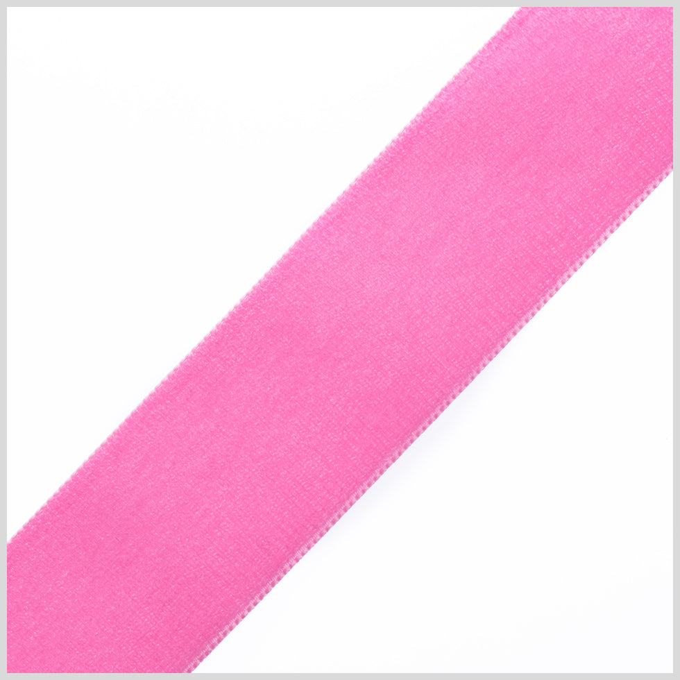 1.375" Shocking Pink Nylon Velvet Ribbon 1.375" Shocking Pink Nylon Velvet Ribbon