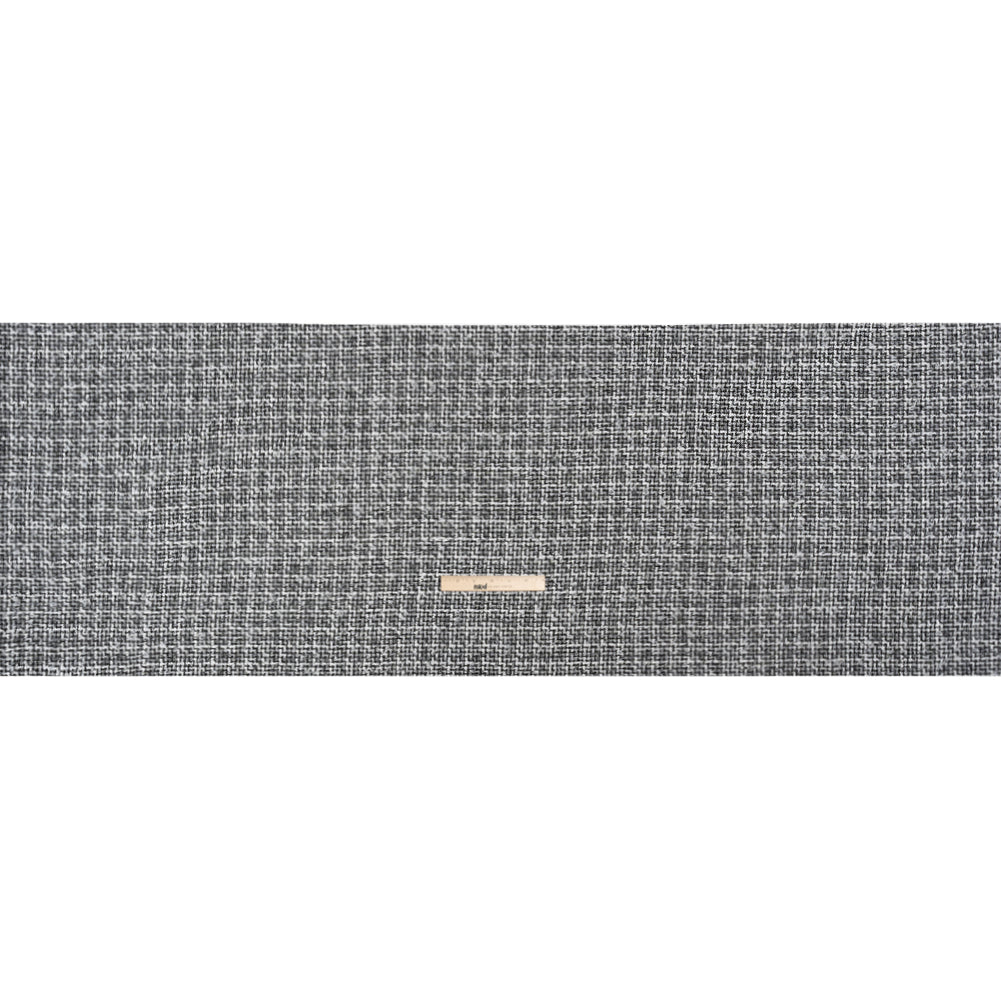 Black and White Acrylic and Polyester Boucle Tweed Full Black and White Acrylic and Polyester Boucle Tweed Full