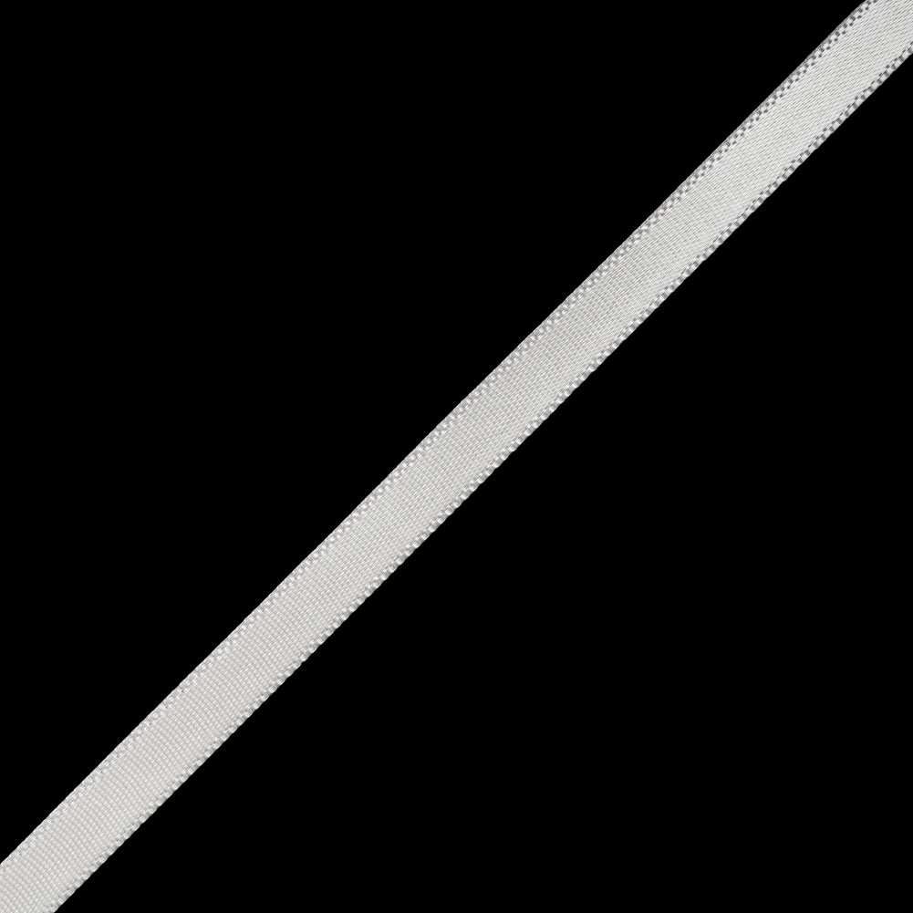 Satin Ribbon Double Faced - 0.25" - White Satin Ribbon Double Faced - 0.25" - White