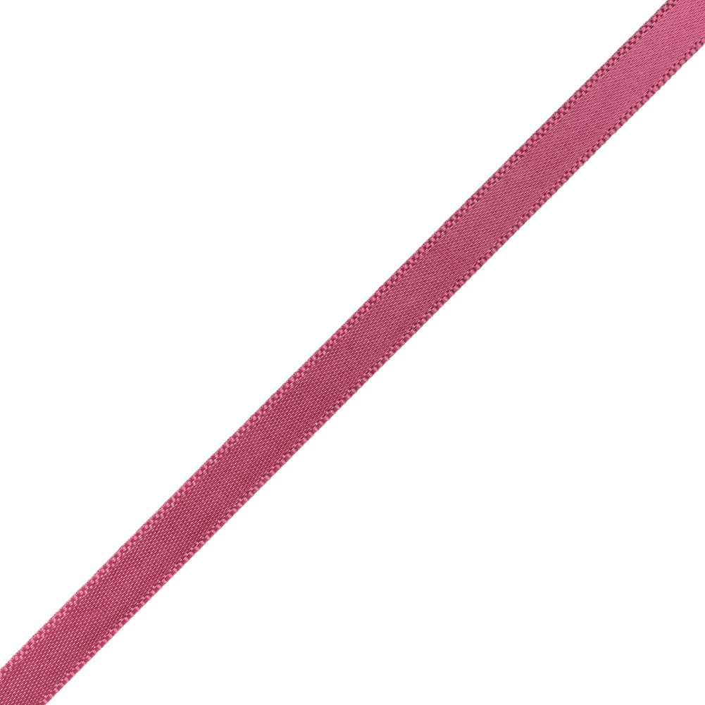 Satin Ribbon Double Faced - 0.25" - Rose Pink Satin Ribbon Double Faced - 0.25" - Rose Pink