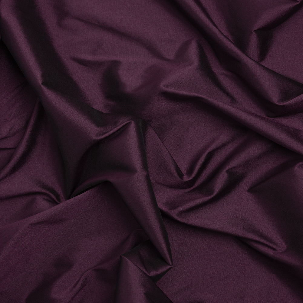Polyester Taffeta - Plain Dyed Aubergine - Bellamy Collection Polyester Taffeta - Plain Dyed Aubergine - Bellamy Collection