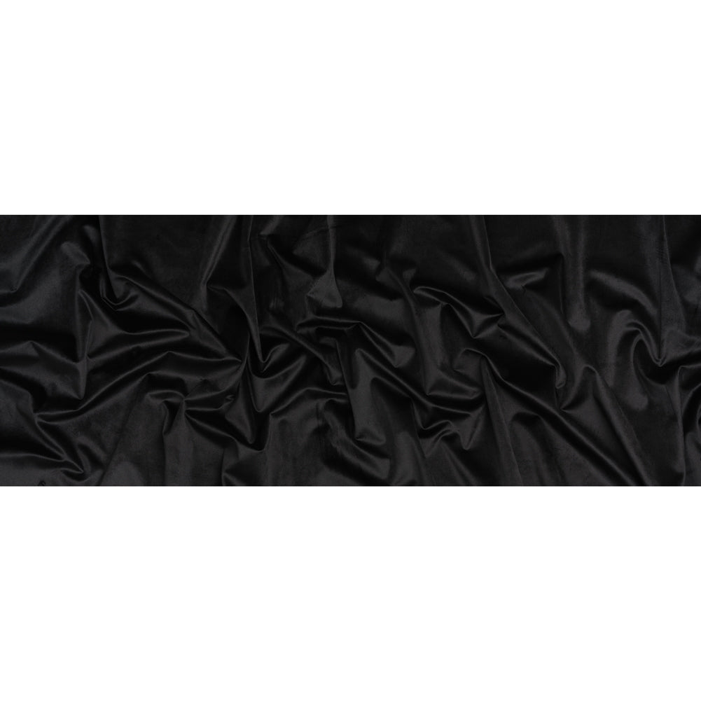 Polyester Velvet - Black - Deadstock Full Polyester Velvet - Black - Deadstock Full