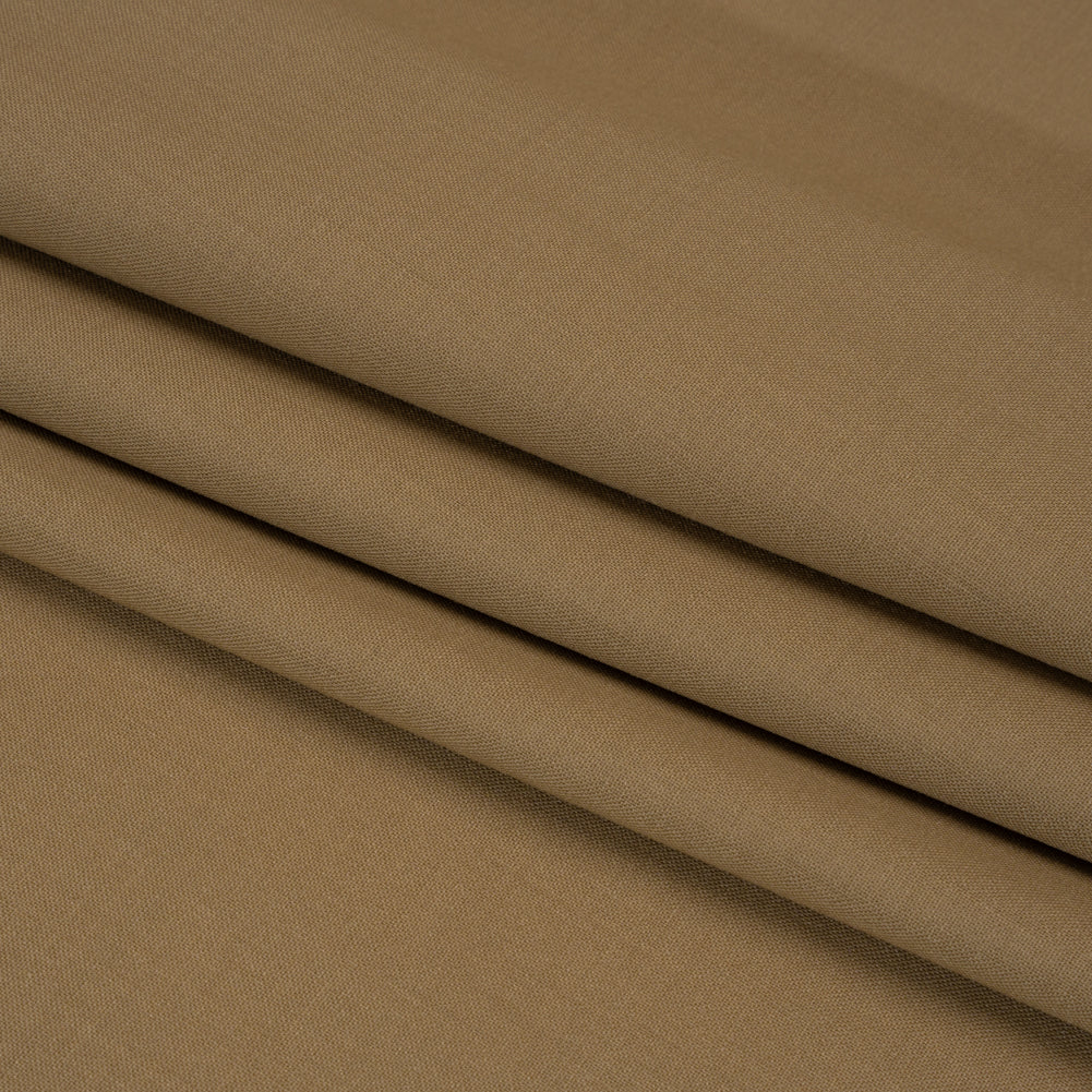 Wool Suiting - Tan - Deadstock Folded Wool Suiting - Tan - Deadstock Folded