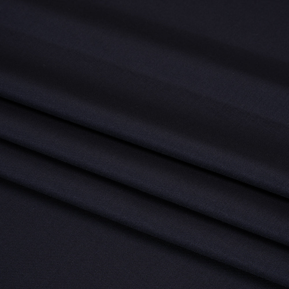 Wool Twill Suiting - Navy - Deadstock Folded Wool Twill Suiting - Navy - Deadstock Folded