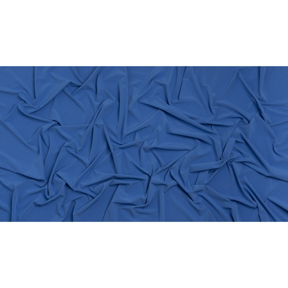 Stretch Polyester Woven - Blue - Deadstock Stretch Polyester Woven - Blue - Deadstock