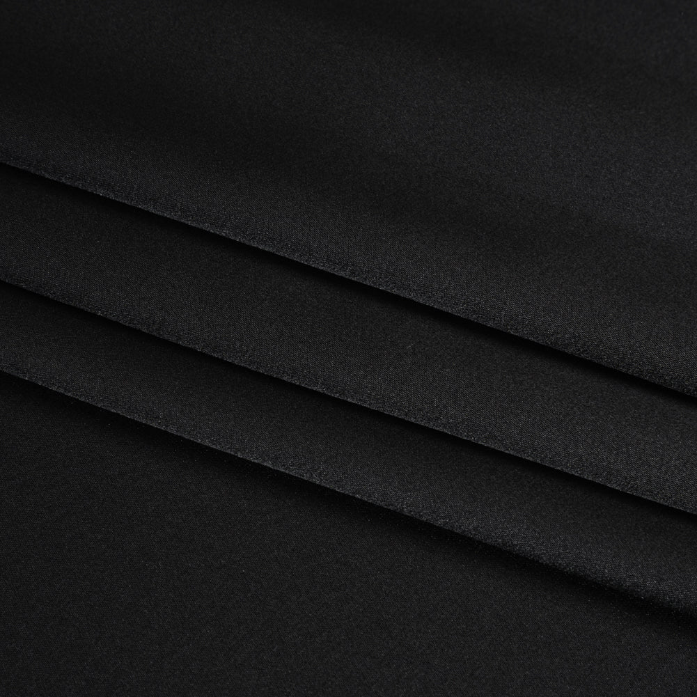Double-Face Silk Charmeuse 36mm - Black Double-Face Silk Charmeuse 36mm - Black
