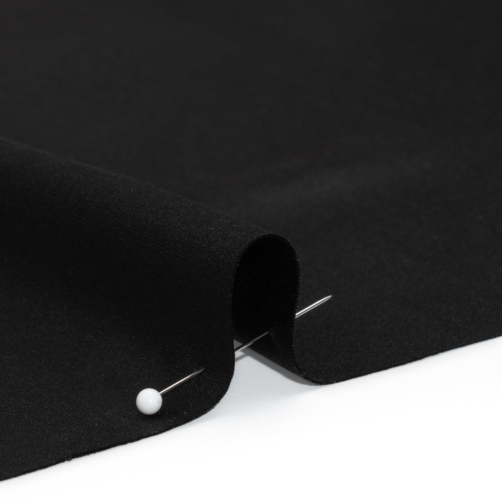 Double-Face Silk Charmeuse 36mm - Black Double-Face Silk Charmeuse 36mm - Black