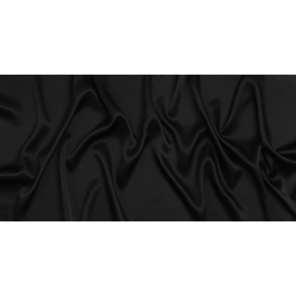 Double-Face Silk Charmeuse 36mm - Black Double-Face Silk Charmeuse 36mm - Black