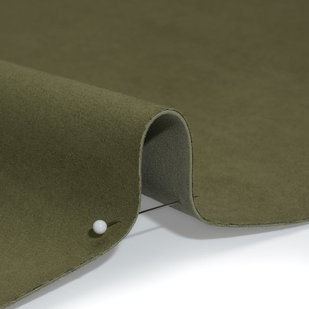 Upholstery Faux Suede - Olive Green - Lyndhurst Collection Detail Upholstery Faux Suede - Olive Green - Lyndhurst Collection Detail