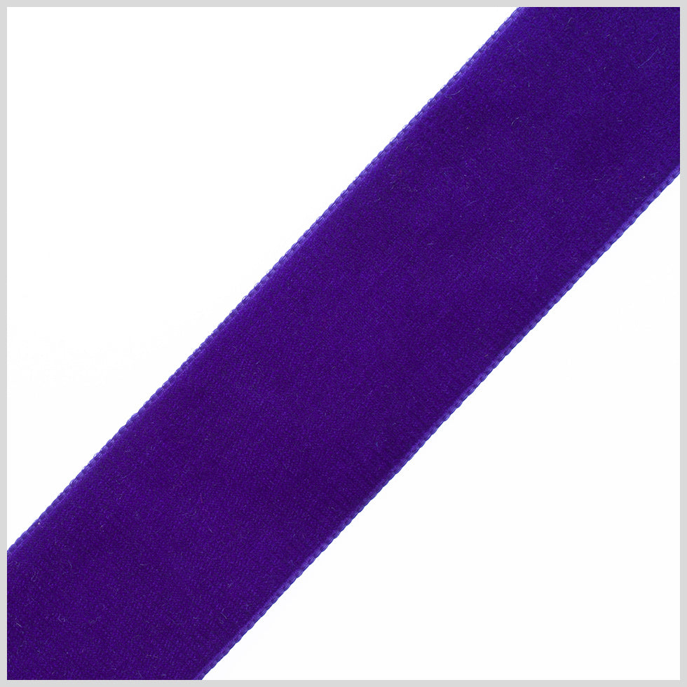 1.375" Purple Nylon Velvet Ribbon 1.375" Purple Nylon Velvet Ribbon