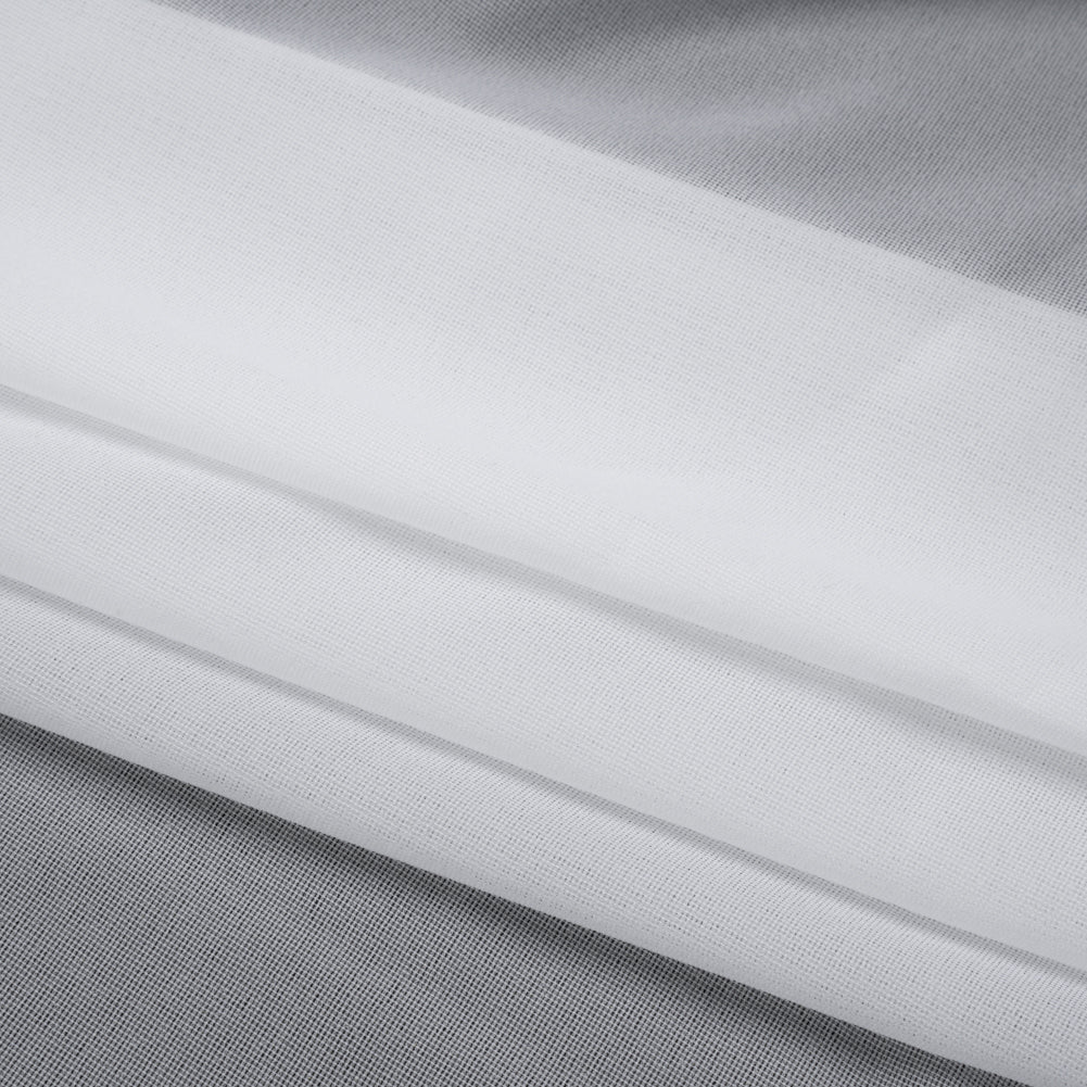 Stretch Woven Fusible Interlining by Helmut Lang - White Folded Stretch Woven Fusible Interlining by Helmut Lang - White Folded