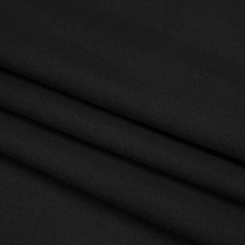 Ultra-Soft Fusible Interlining, Single-Faced Woven - Black Folded Ultra-Soft Fusible Interlining, Single-Faced Woven - Black Folded