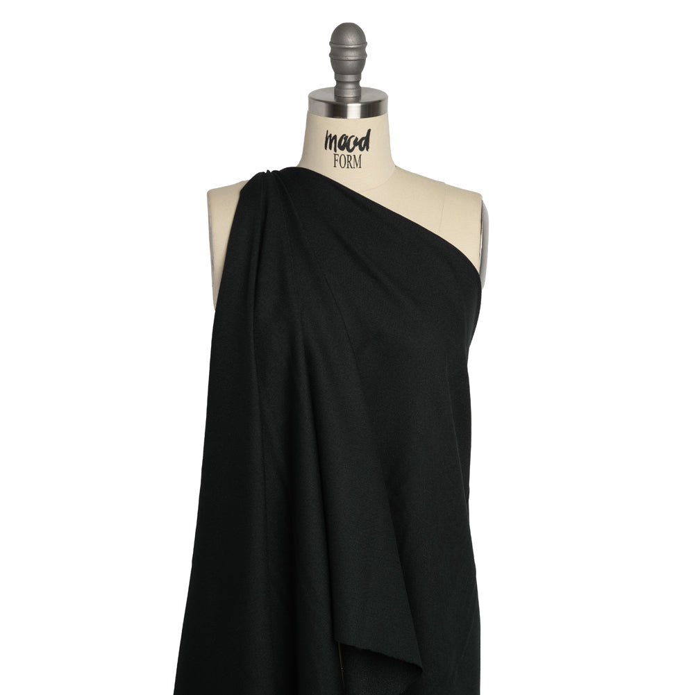 Heavy Soft Woven Fusible Interlining Single Side - Black Drape Heavy Soft Woven Fusible Interlining Single Side - Black Drape