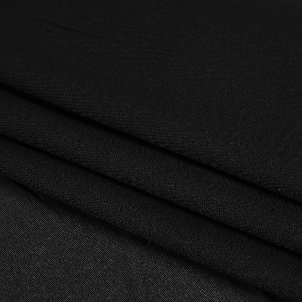 Woven Fusible Interlining Single Side by Alice and Olivia - Black - Made in America Folded Woven Fusible Interlining Single Side by Alice and Olivia - Black - Made in America Folded