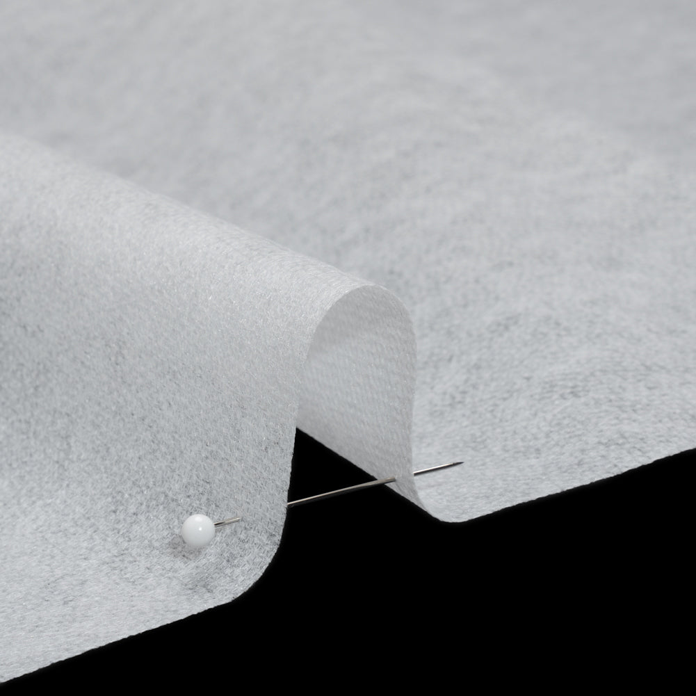 Non-Woven Fusible Interlining, Single Sided by Helmut Lang - White Detail Non-Woven Fusible Interlining, Single Sided by Helmut Lang - White Detail