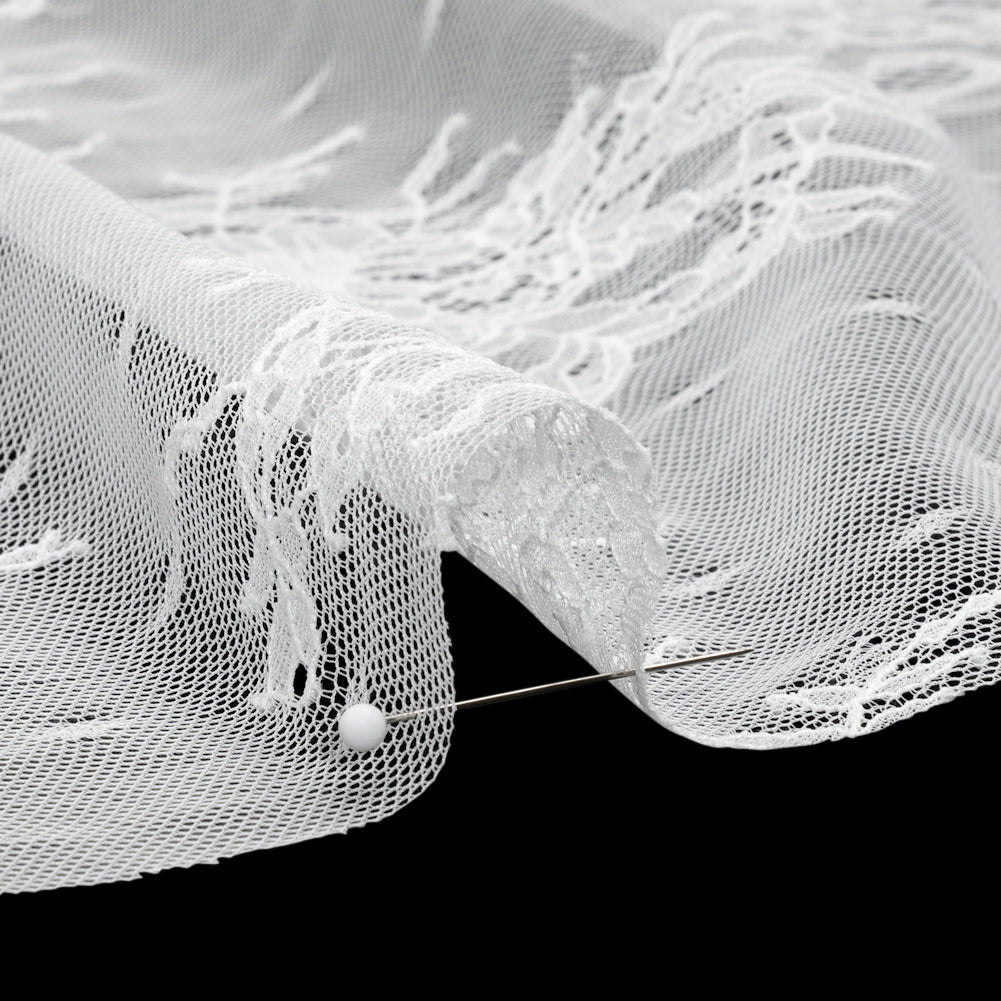 Chantilly Lace - White Floral Bunches Chantilly Lace - White Floral Bunches