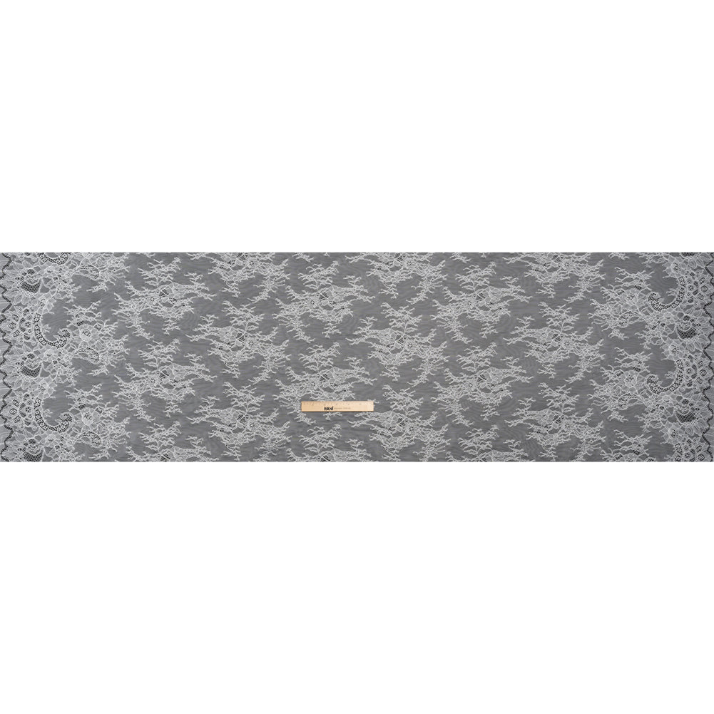 Chantilly Lace - Lustrous White Delicate Florals Chantilly Lace - Lustrous White Delicate Florals