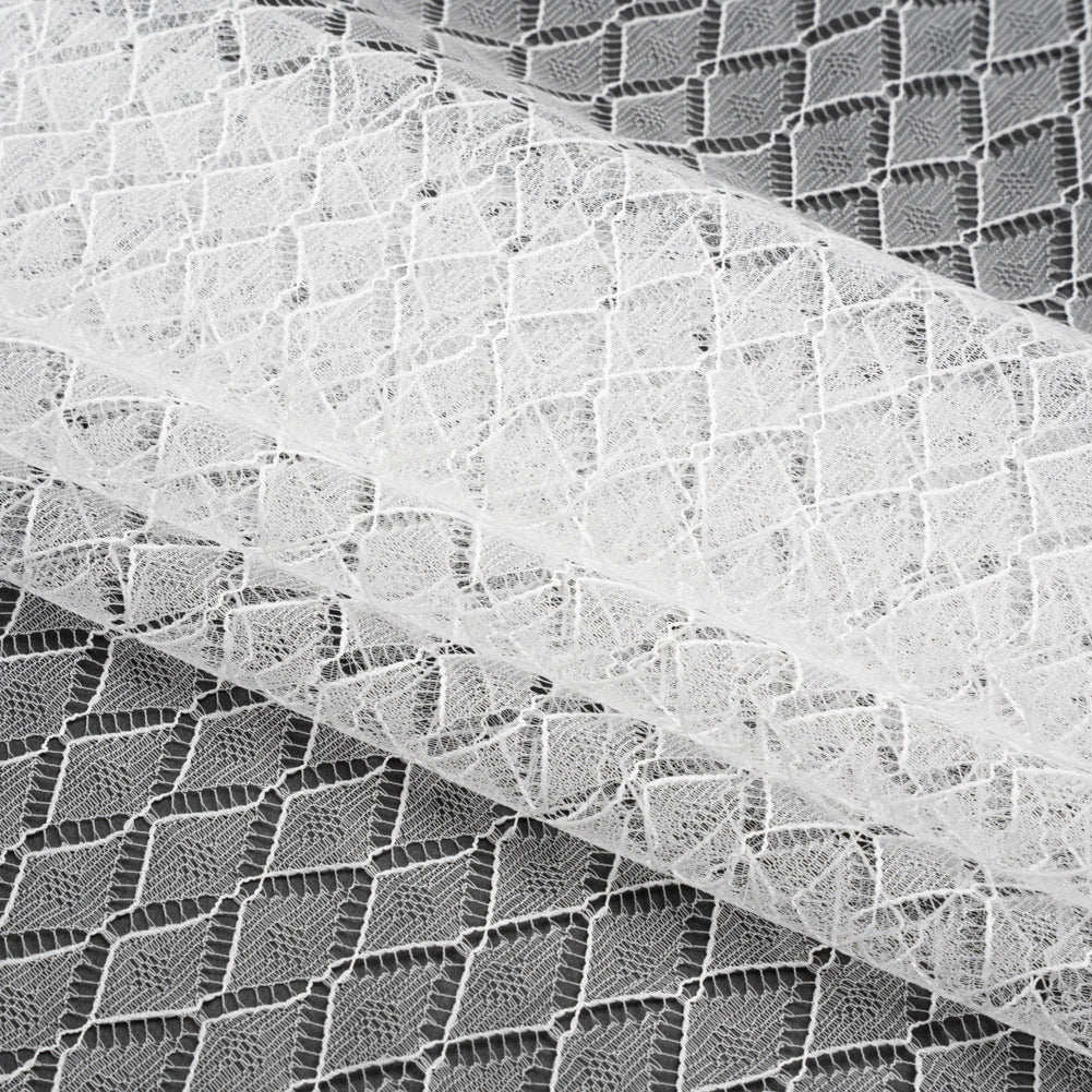 Chantilly Lace - White Diamonds - Folded Chantilly Lace - White Diamonds - Folded