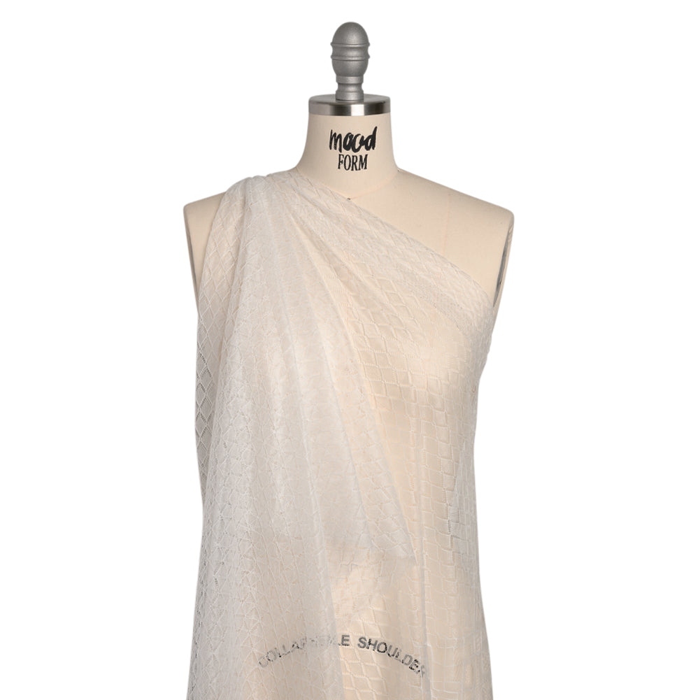 Chantilly Lace - White Diamonds - Drape Chantilly Lace - White Diamonds - Drape