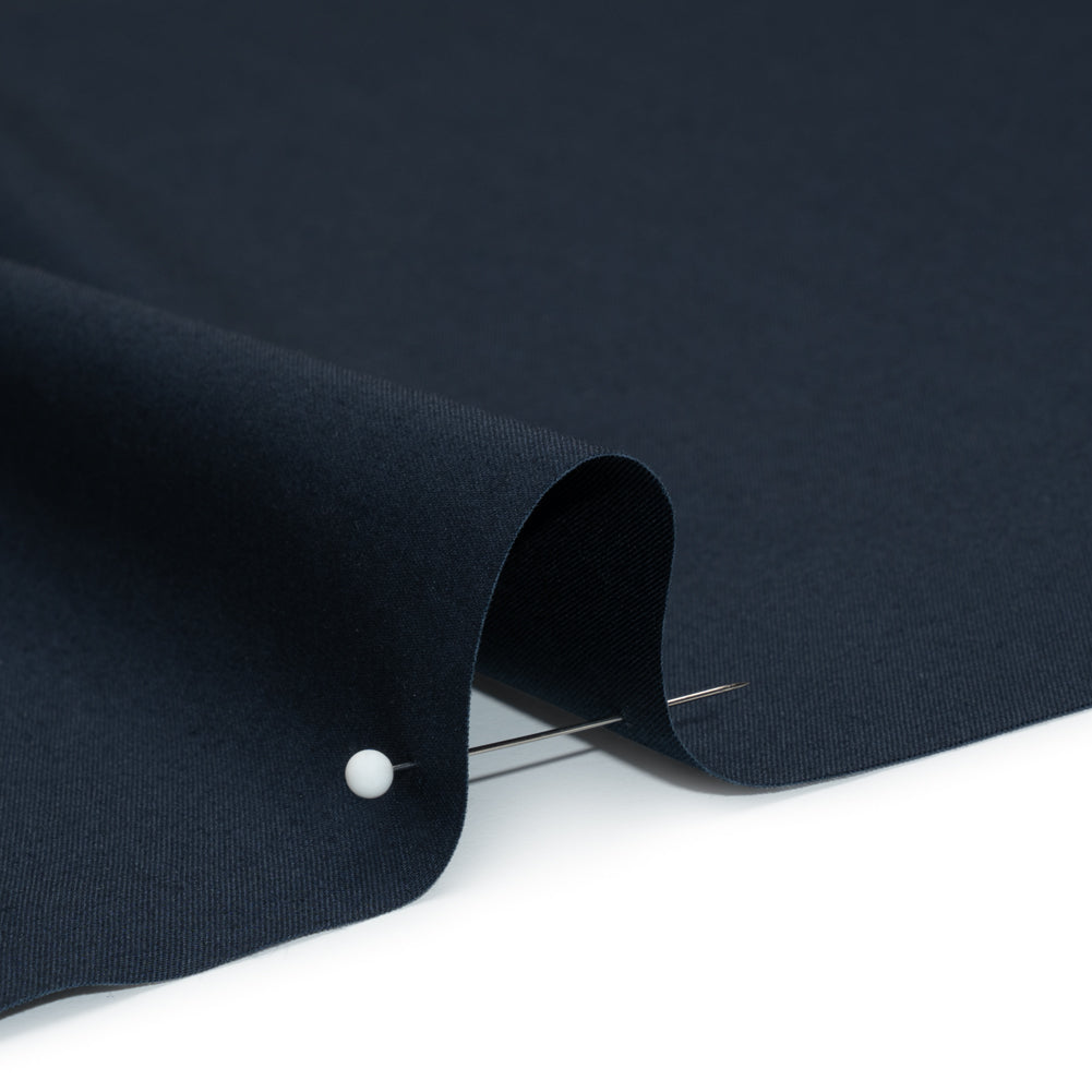 Egyptian Cotton Twill - Navy Detail Egyptian Cotton Twill - Navy Detail