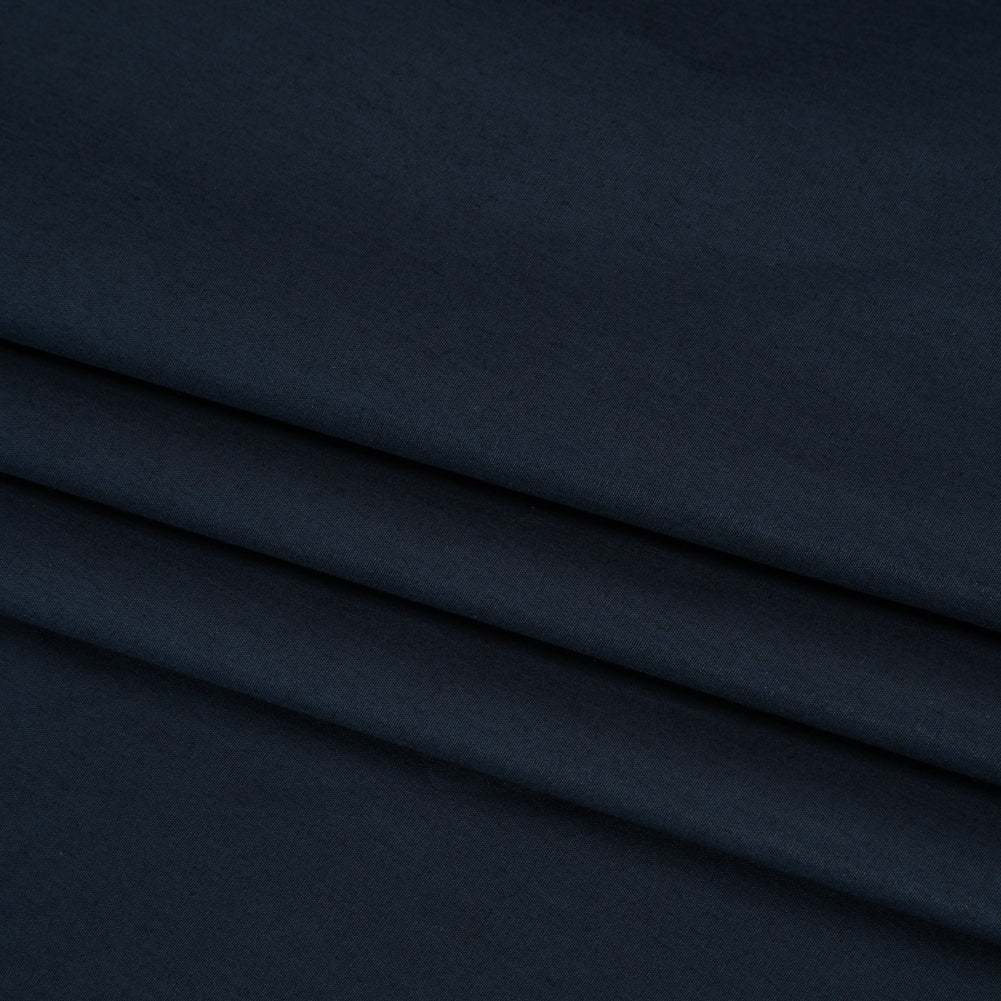 Egyptian Cotton Shirting - Navy Folded Egyptian Cotton Shirting - Navy Folded