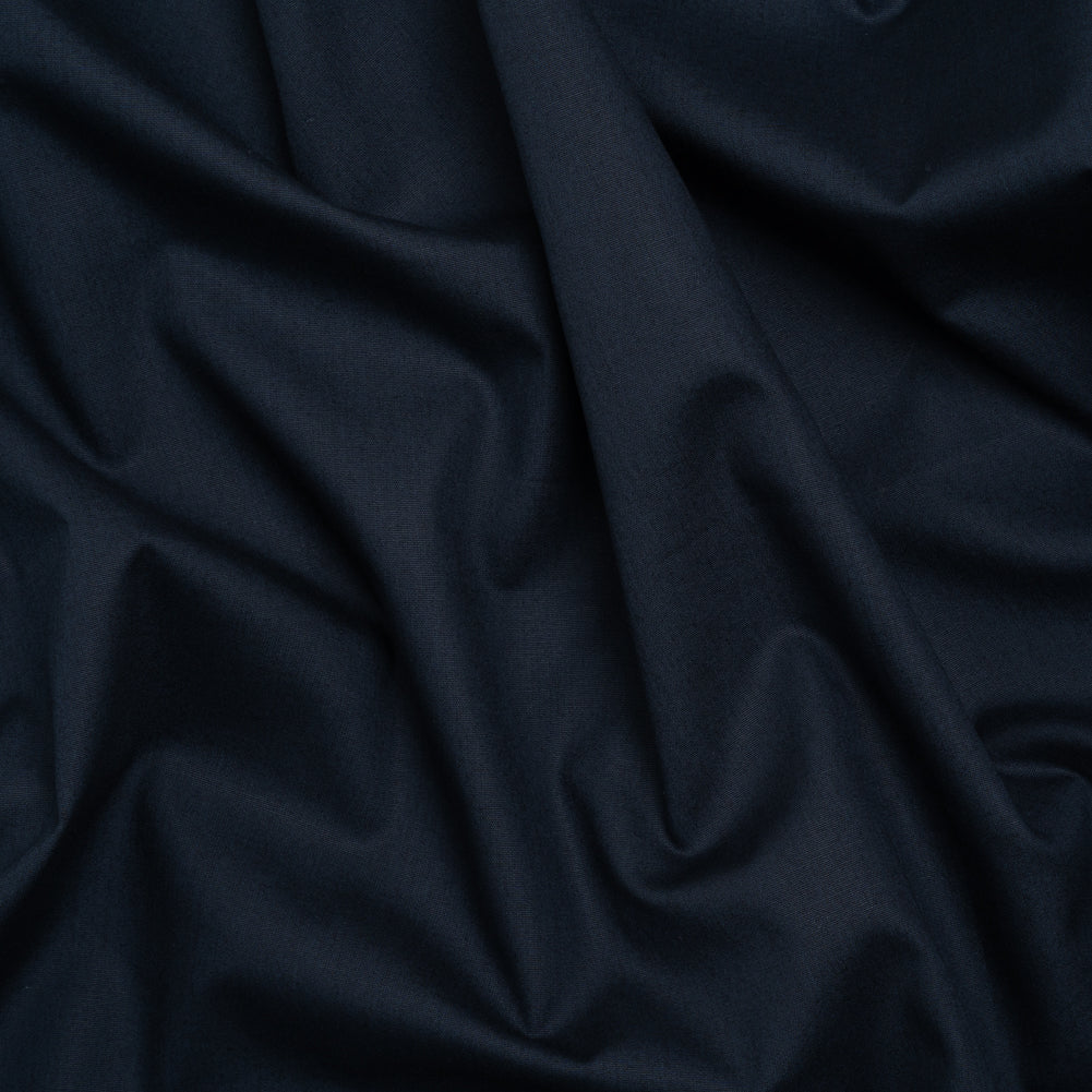 Lightweight Egyptian Cotton Shirting - Navy Lightweight Egyptian Cotton Shirting - Navy