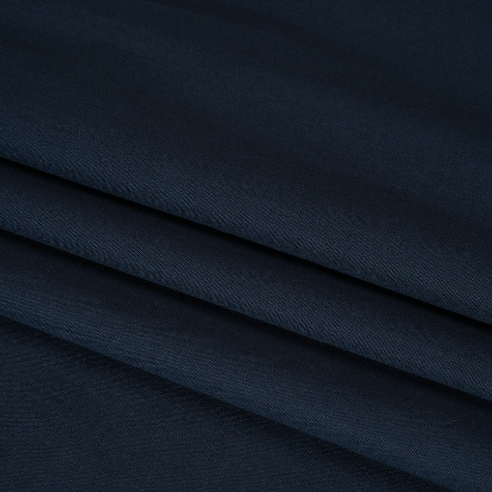 Stretch Cotton Poplin - Navy - Chancay Collection Stretch Cotton Poplin - Navy - Chancay Collection