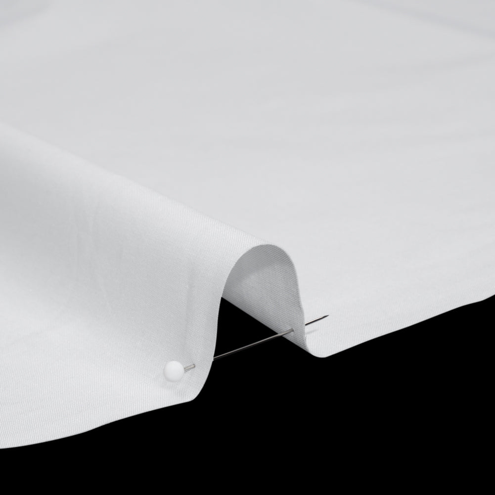Stretch Cotton Poplin - White - Chancay Collection Stretch Cotton Poplin - White - Chancay Collection