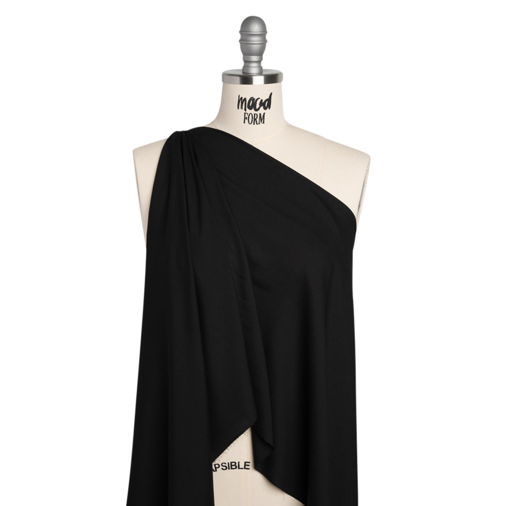 Lightweight Rayon Challis - Black - Baja Collection Lightweight Rayon Challis - Black - Baja Collection