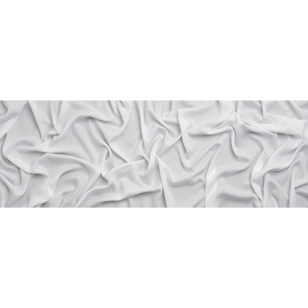 Lightweight Rayon Challis - White - Baja Collection Lightweight Rayon Challis - White - Baja Collection