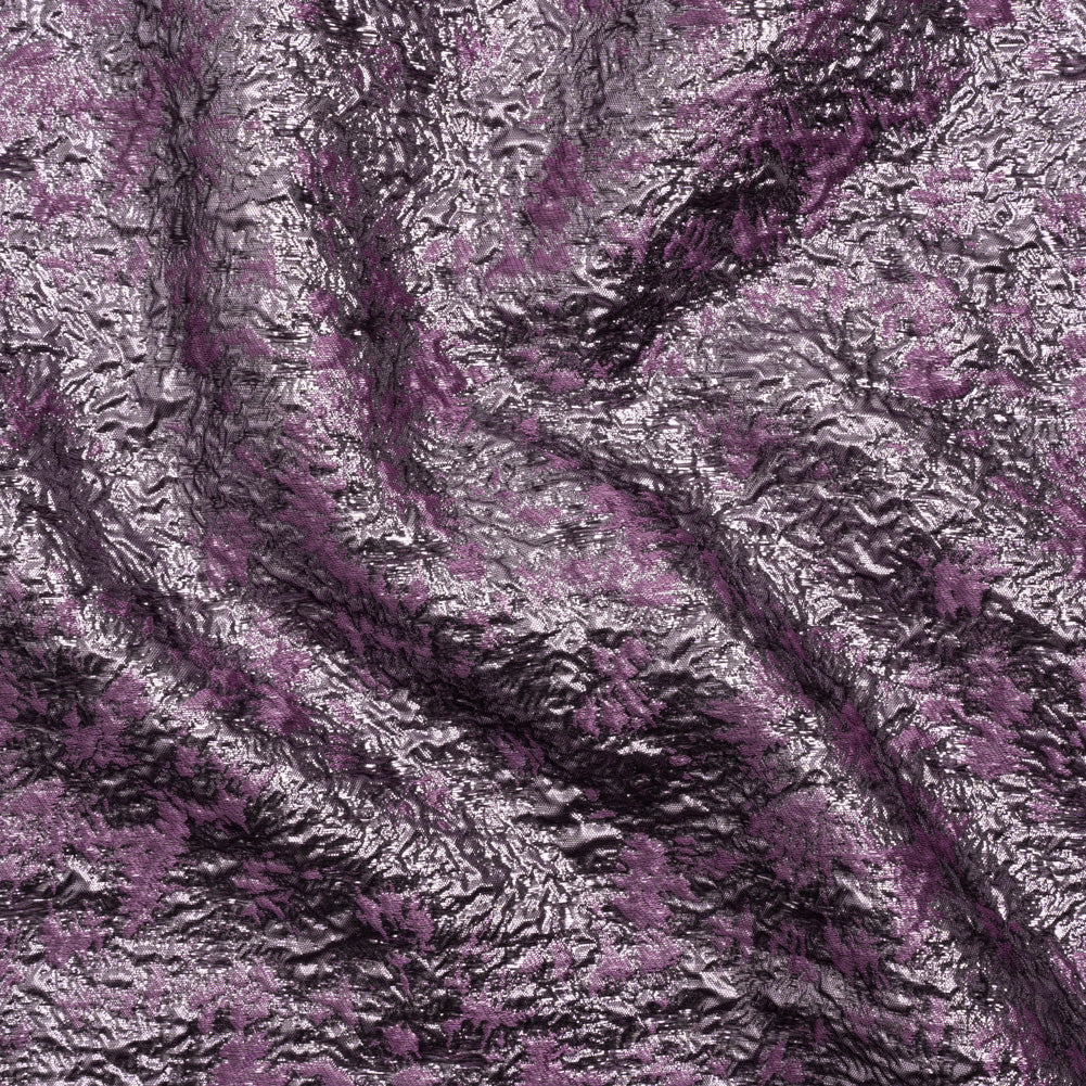 Metallic Luxury Brocade - Purple Abstract Metallic Luxury Brocade - Purple Abstract
