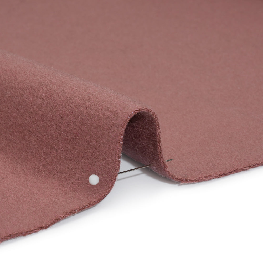 Virgin Wool and Cashmere Double Cloth Coating - Dusty Rose - Astana Collection Virgin Wool and Cashmere Double Cloth Coating - Dusty Rose - Astana Collection