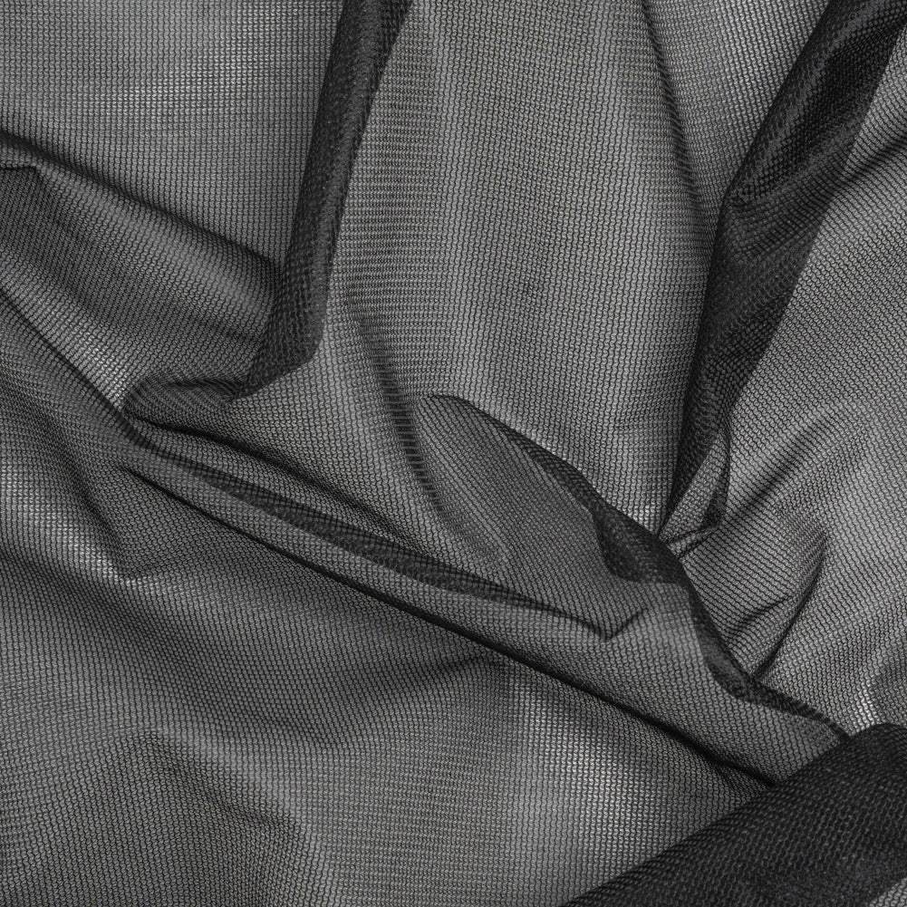 Mesh Fusible Interlining Single Side - Black Mesh Fusible Interlining Single Side - Black