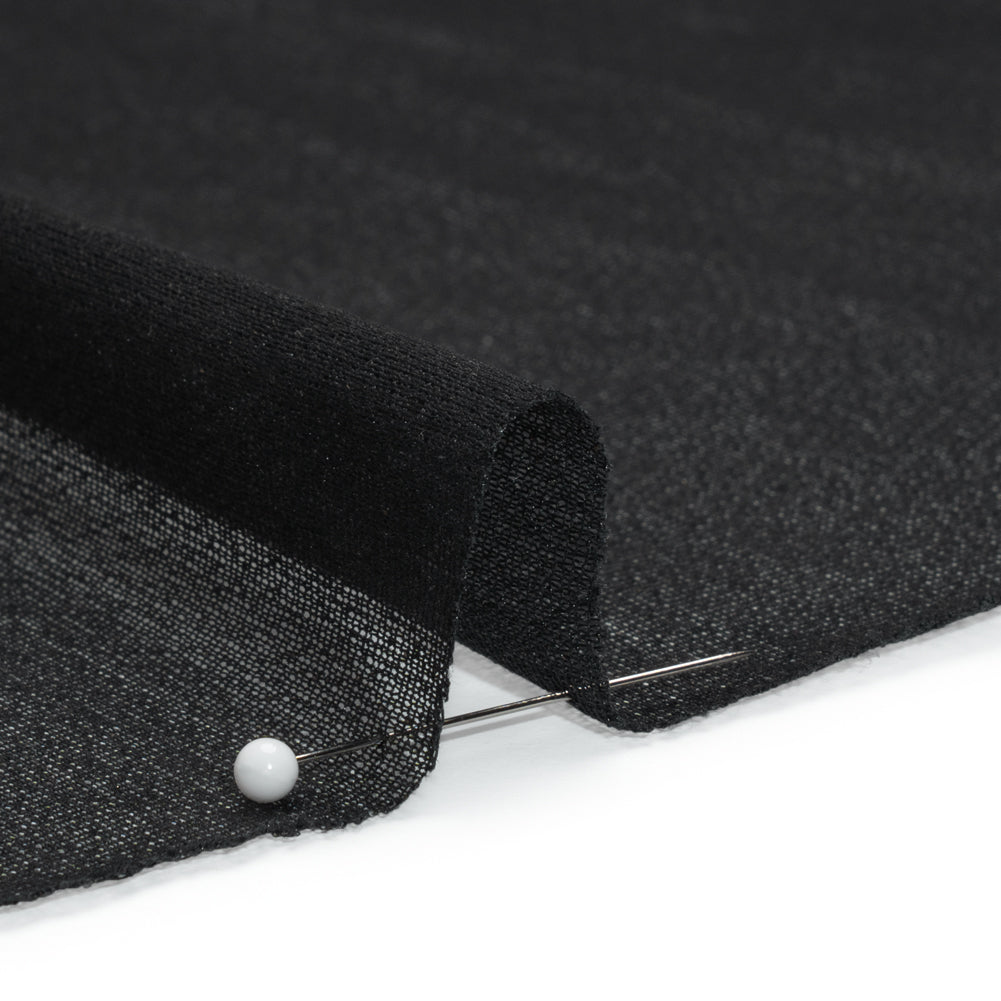 Knit Fusible Interlining, Single Sided by Theory - Black Detail Knit Fusible Interlining, Single Sided by Theory - Black Detail
