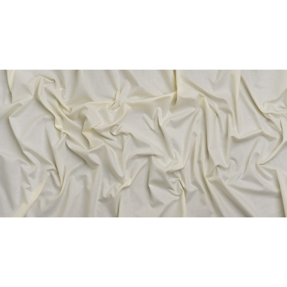 Poly-Cotton Twill Pocketing Fabric by Theory - Ivory Full Poly-Cotton Twill Pocketing Fabric by Theory - Ivory Full